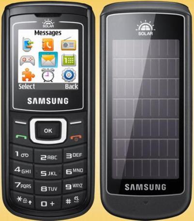Samsung E1107 Crest Solar Una alternativa ecológica