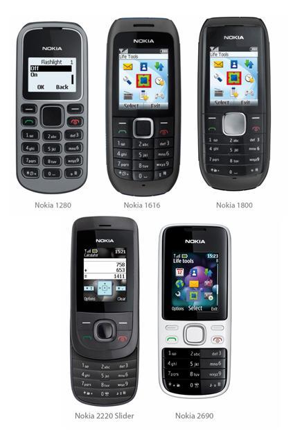 5 celulares Nokia indonesia