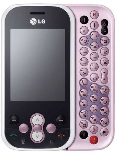 Un LG KS360 rosa