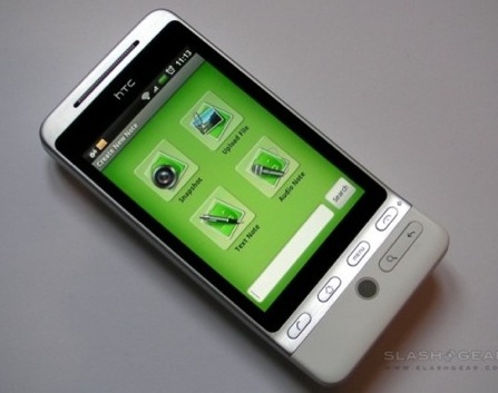 Evernote para celulares con Android