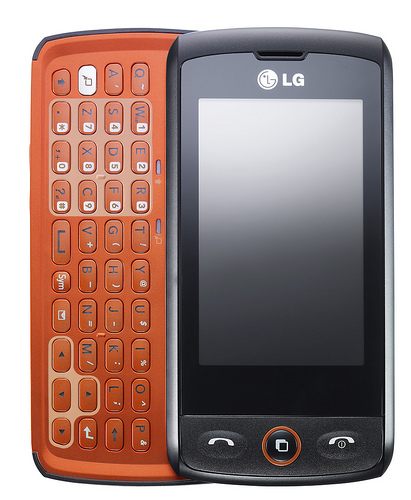 LG GW525 colorido naranja