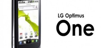 Vista lateral del LG Optimus One