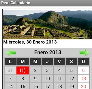 Perú Calendario 2013
