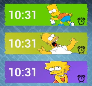 Los Simpson Digital Clock