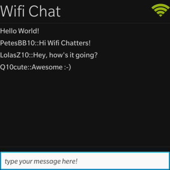 Chatear por Wi-Fi