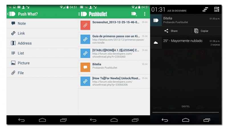 Pushbullet Android 2