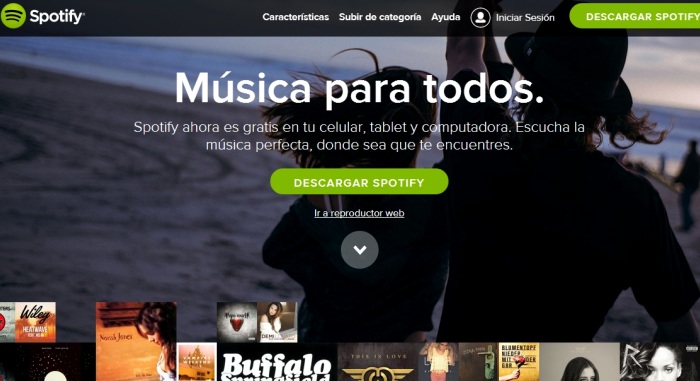 El servicio ofrece música e interfaz en español 