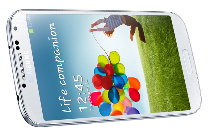 Vista del Samsung Galaxy S4.