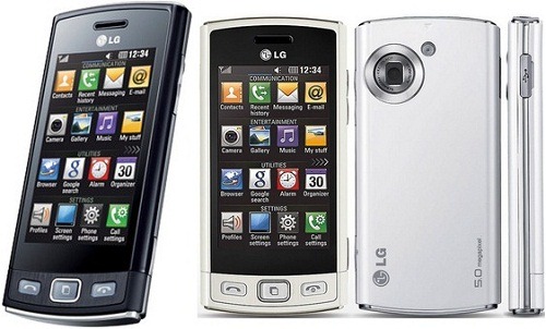 Varias vistas del celular LG GM360.