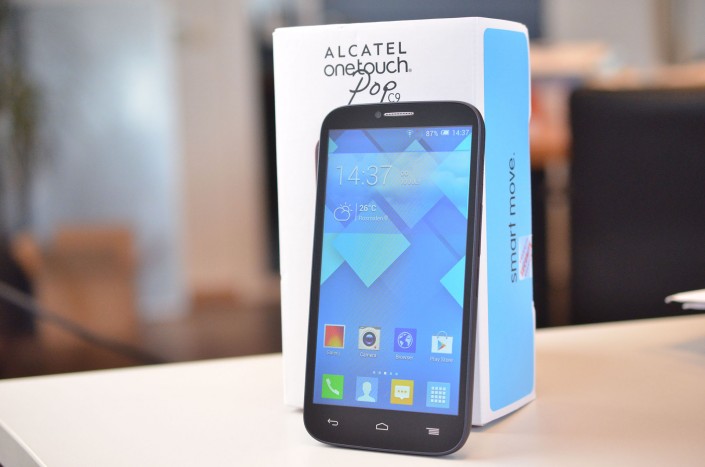 El Alcatel One Touch Pop C9 presenta una bonita pantalla de 5,5 pulgadas.