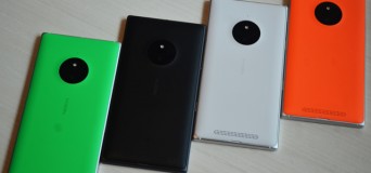 El Lumia 830 está disponible en verde, negro, blanco y naranja.
