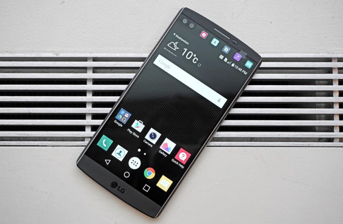 El LG V10 es el primer móvil de la marca que cuenta con un lector de huellas digitales.