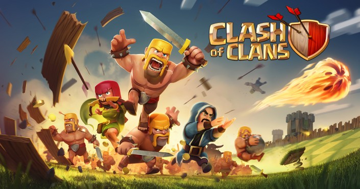 Clash of Clans es otro juego de enfrentamientos medievales.